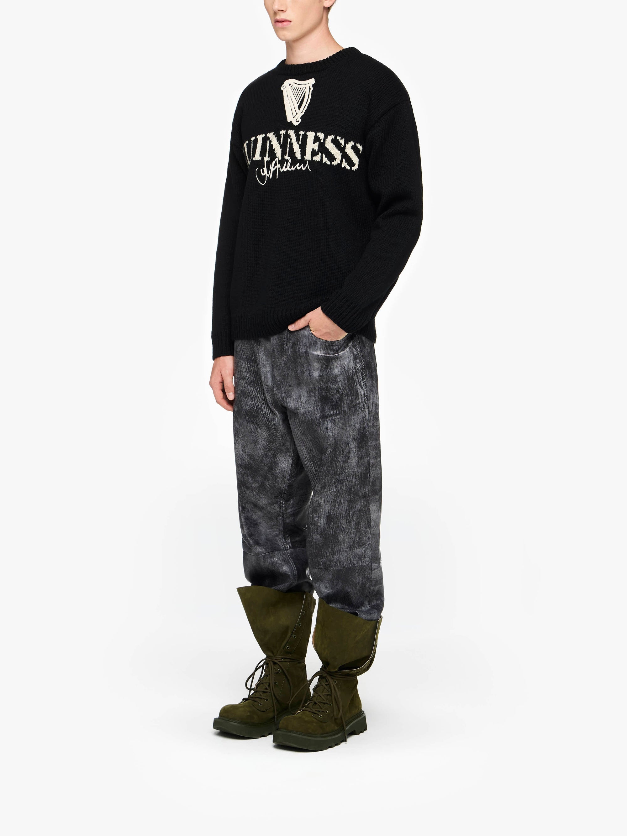 Pull Avec Logo Guinness - Black