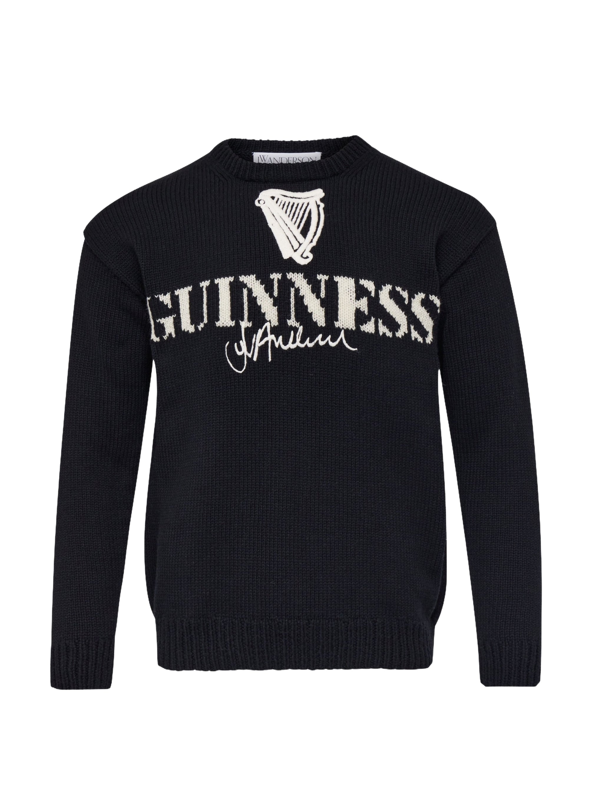 Pull JW Anderson X Guinness en laine - Black