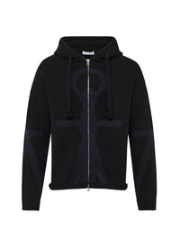 Sweat À Capuche Zip Up Anchor - Black/Navy