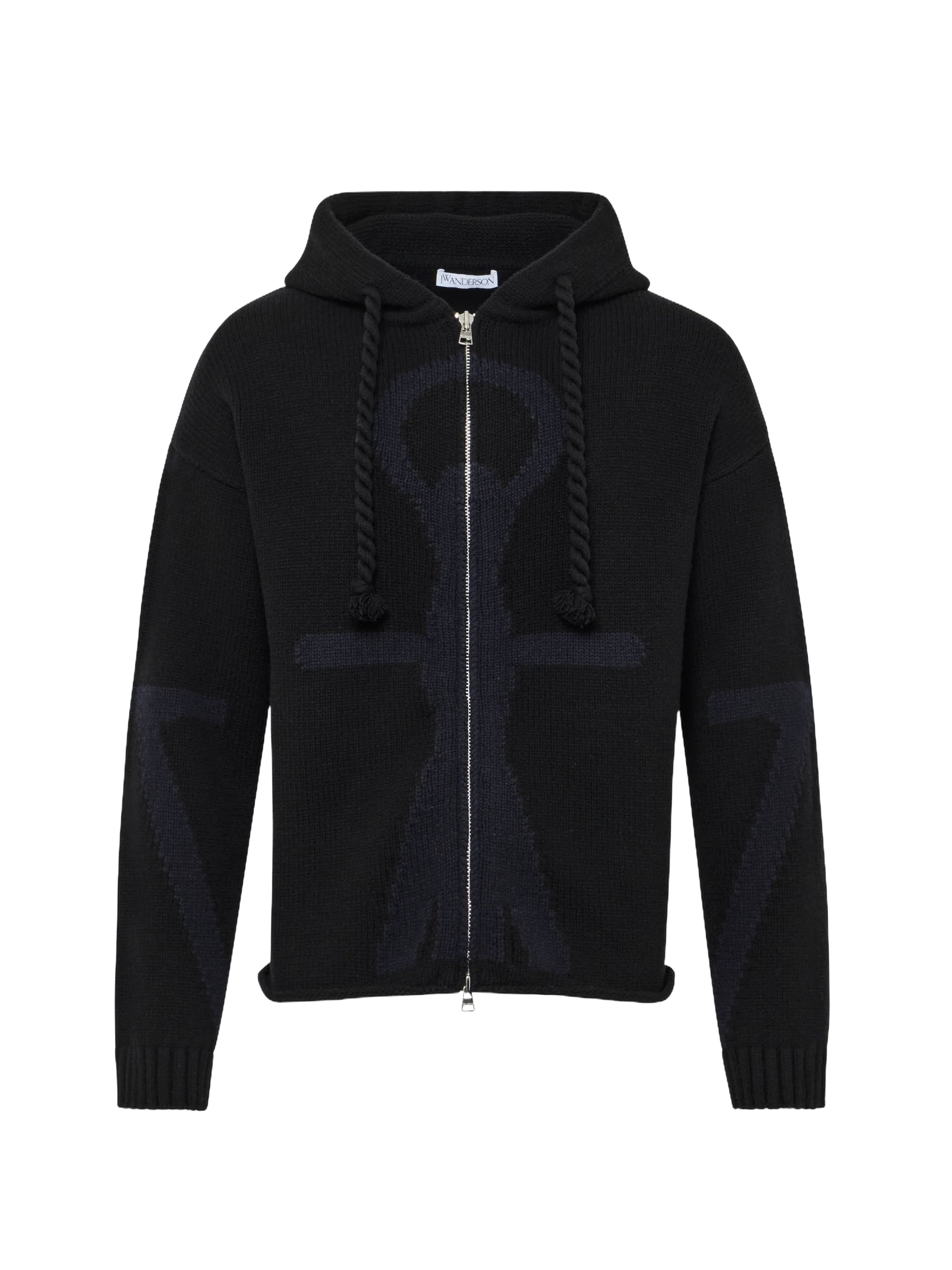 Sweat À Capuche Zip Up Anchor - Black/Navy