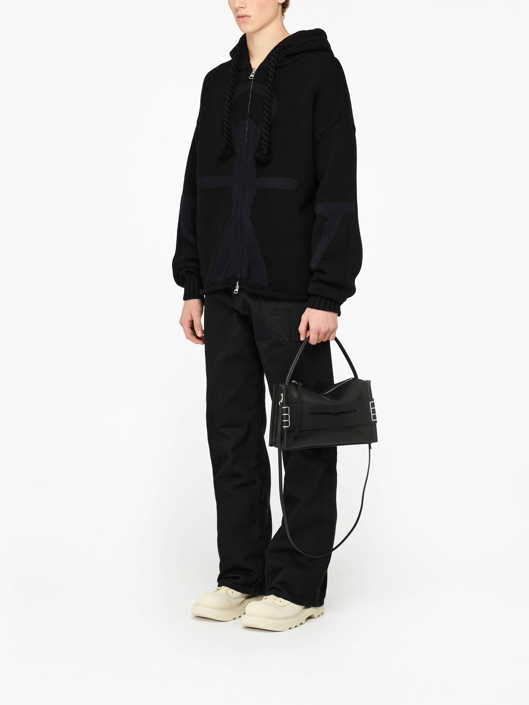 Sweat À Capuche Zip Up Anchor - Black/Navy