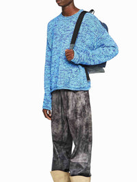Crew-neck jumper - Aqua