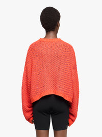 Pull Court À Mailles Écartees - Hibiscus