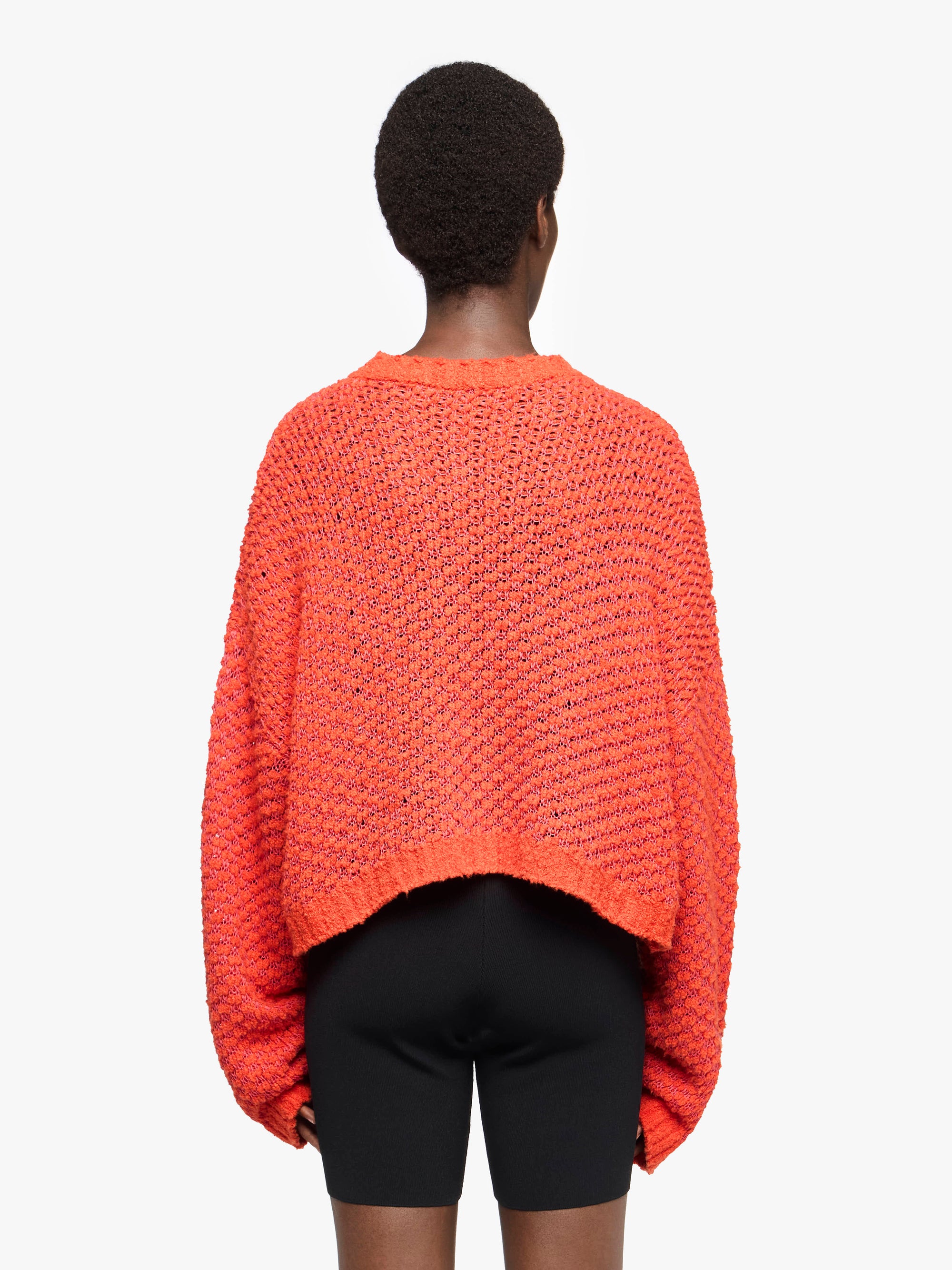 Pull Court À Mailles Écartees - Hibiscus