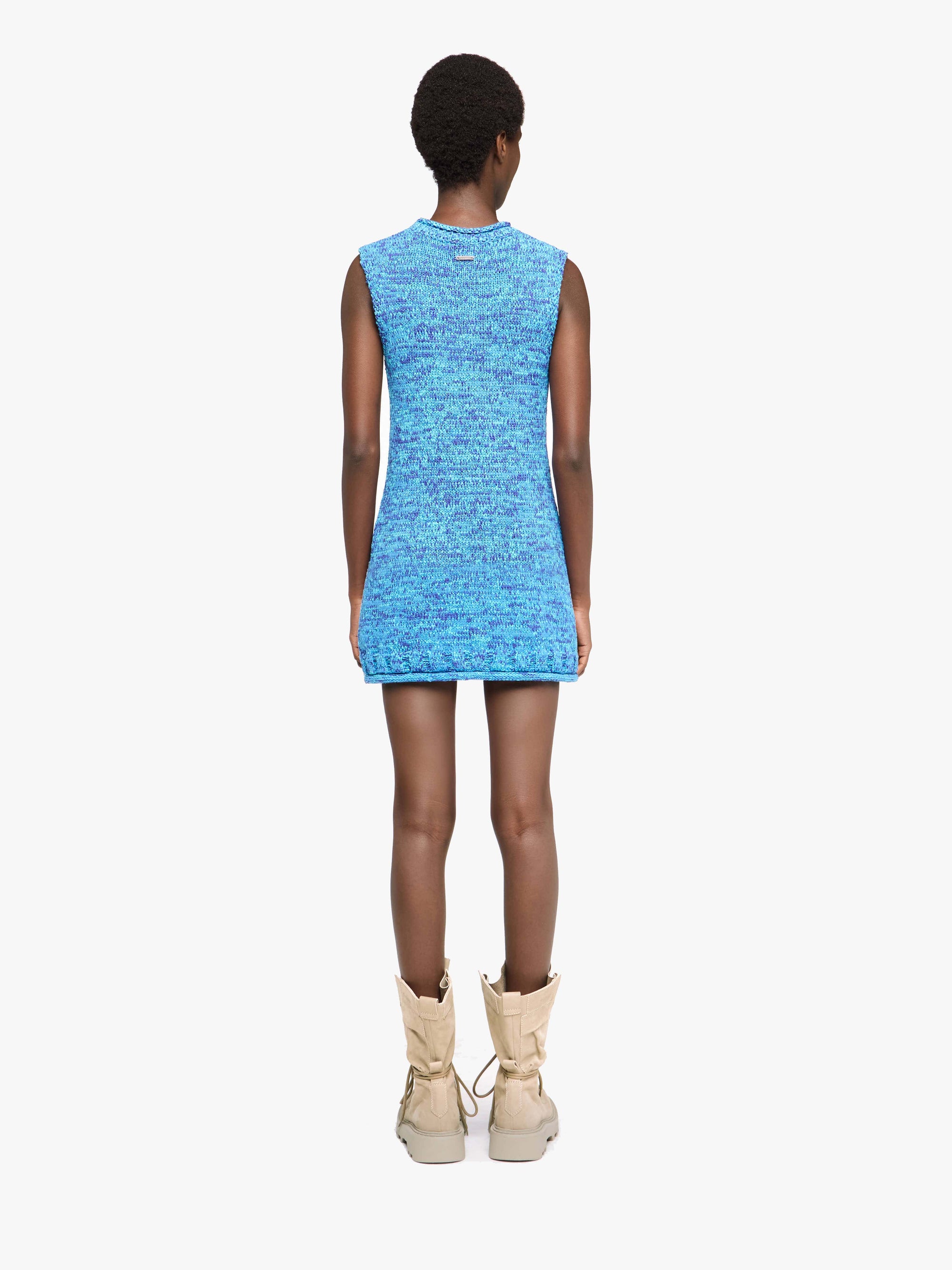 Robe Courte À Effet Dégradé - Aqua