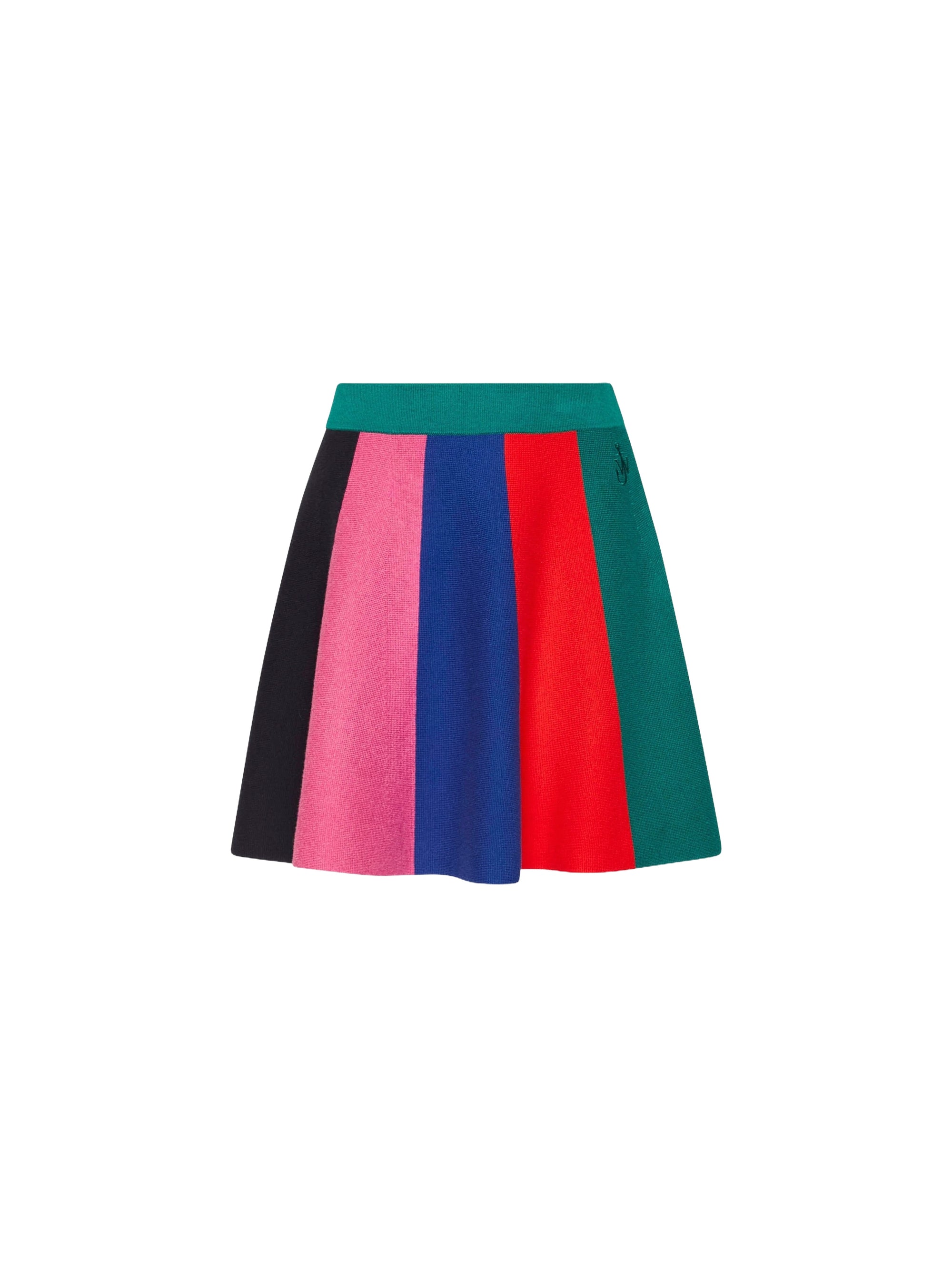 Jupe courte circulaire - Emerald