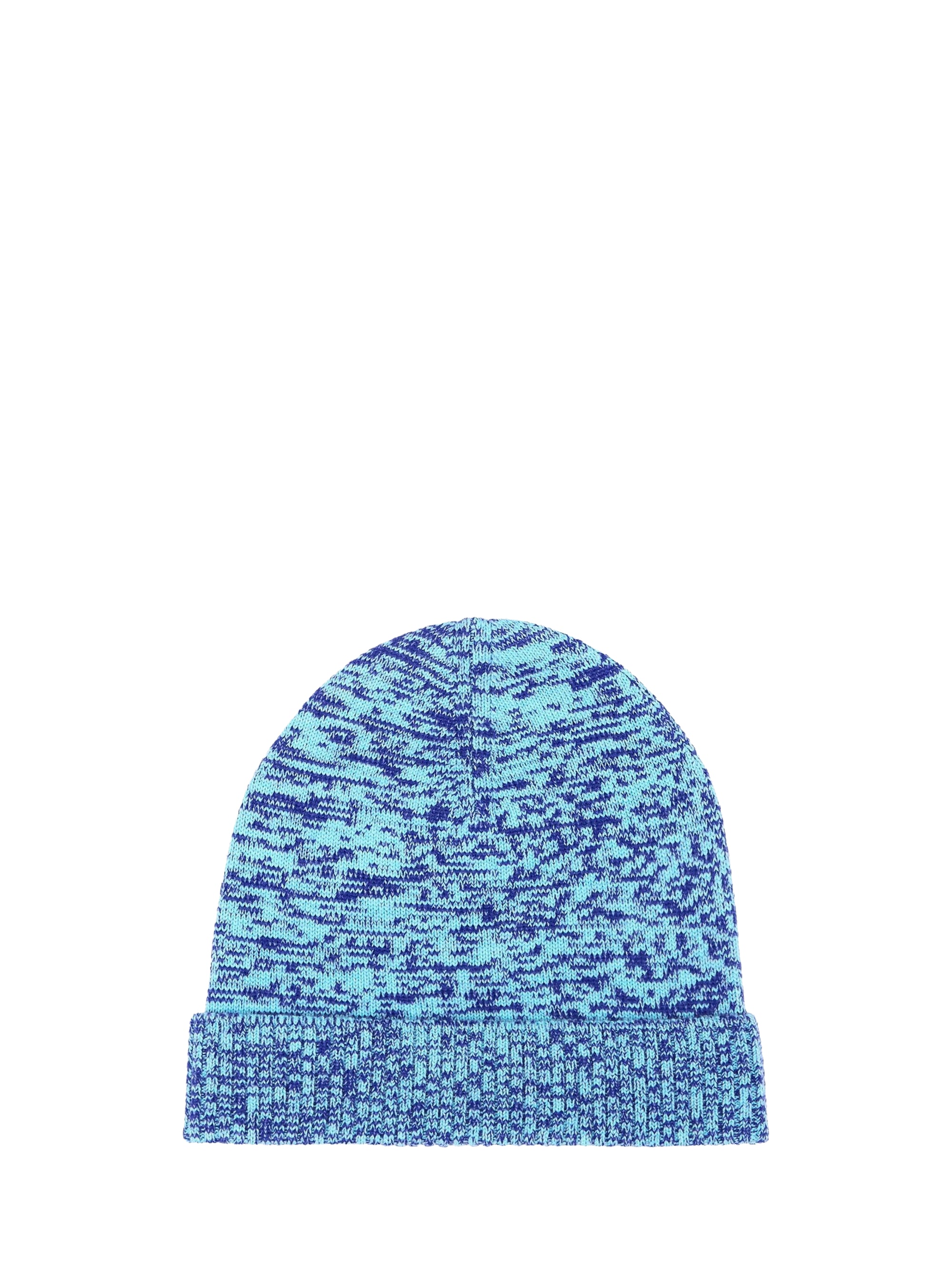Space Dye wool beanie - Aqua