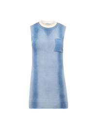Robe courte en satin - Pale Blue