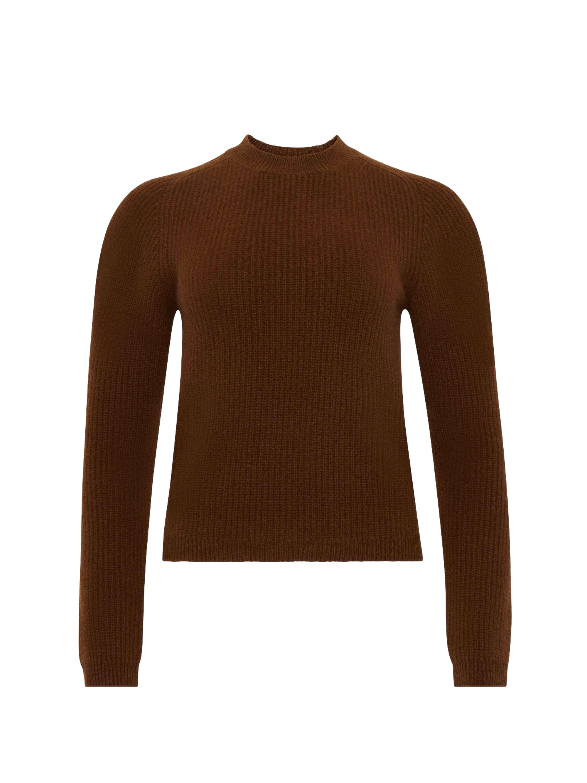 Pull À Manches Bouffantes - Red Brown
