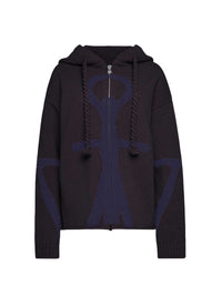 Sweat À Capuche Zip Up Anchor - Black/Navy