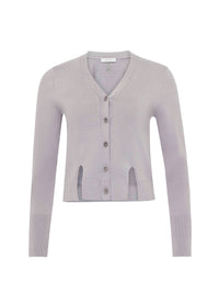 Cardigan à fente - Pewter