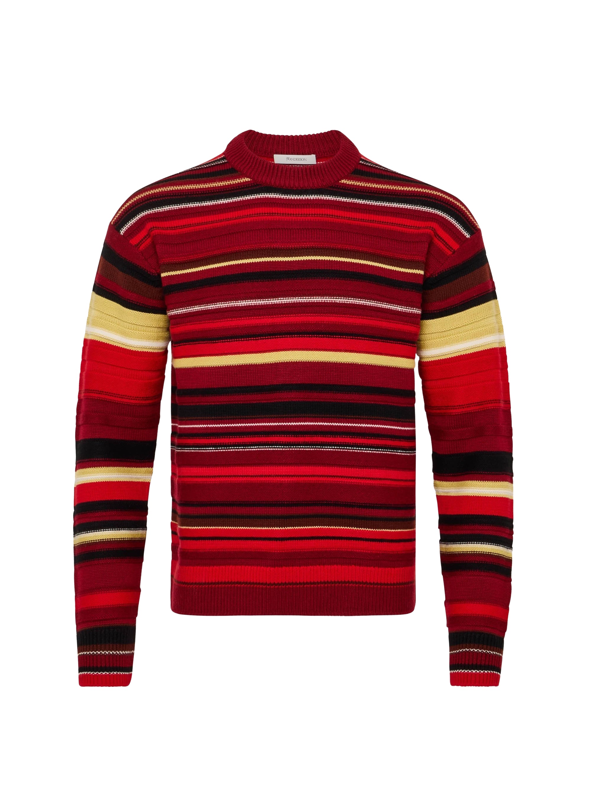 Pull à rayures en laine - Red & Multi