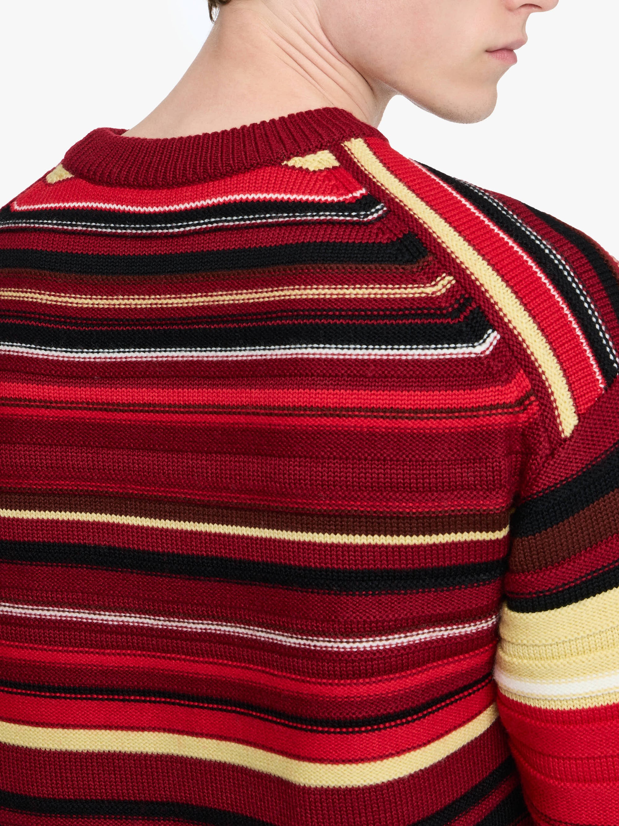 Pull À Rayures Multicolores - Red/ Multi