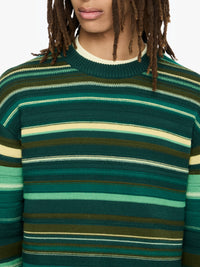Pull À Rayures Multicolores - Green/Multi