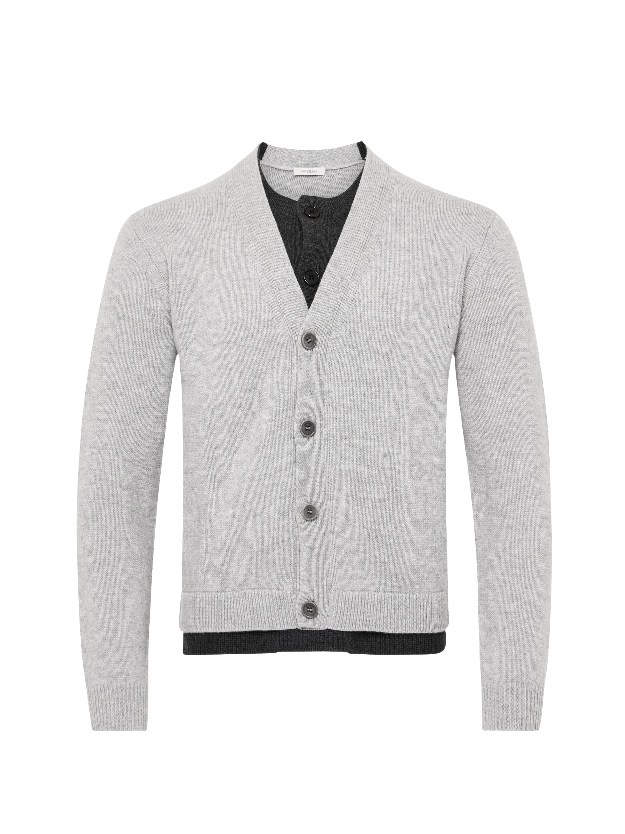 Cardigan en laine - Charcoal Melange