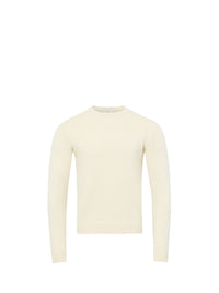 Pull À Détails En Jersey - Ecru