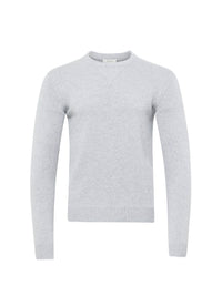 Pull ample en laine - Light Grey Melange