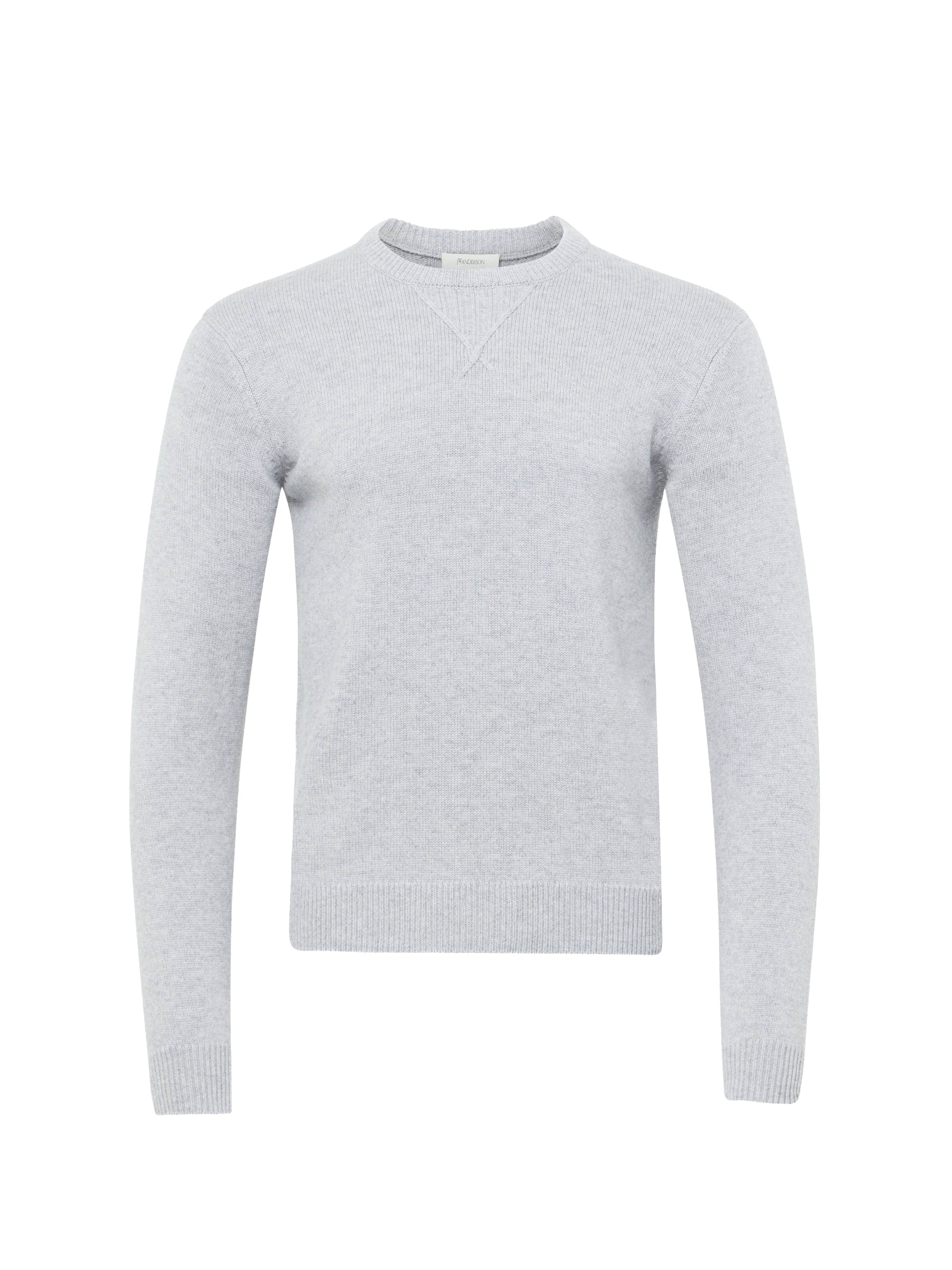 Pull ample en laine - Light Grey Melange