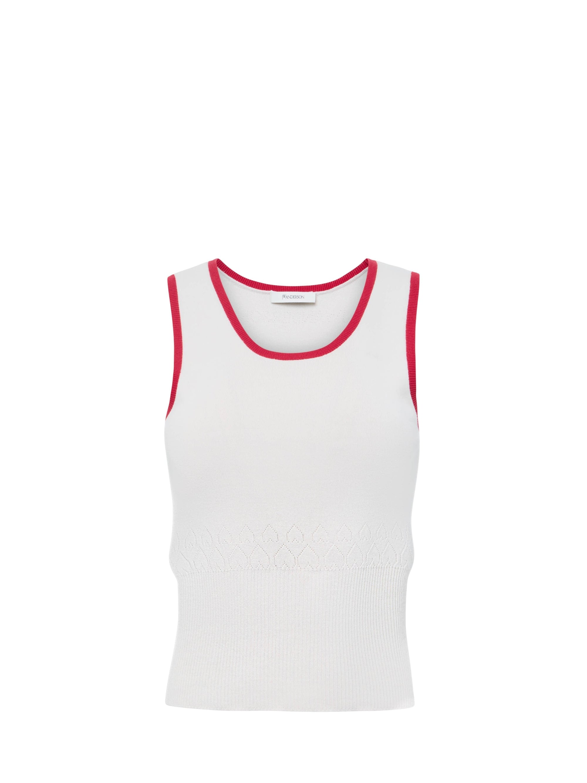 Gilet À Bordures Contrastées - Ecru