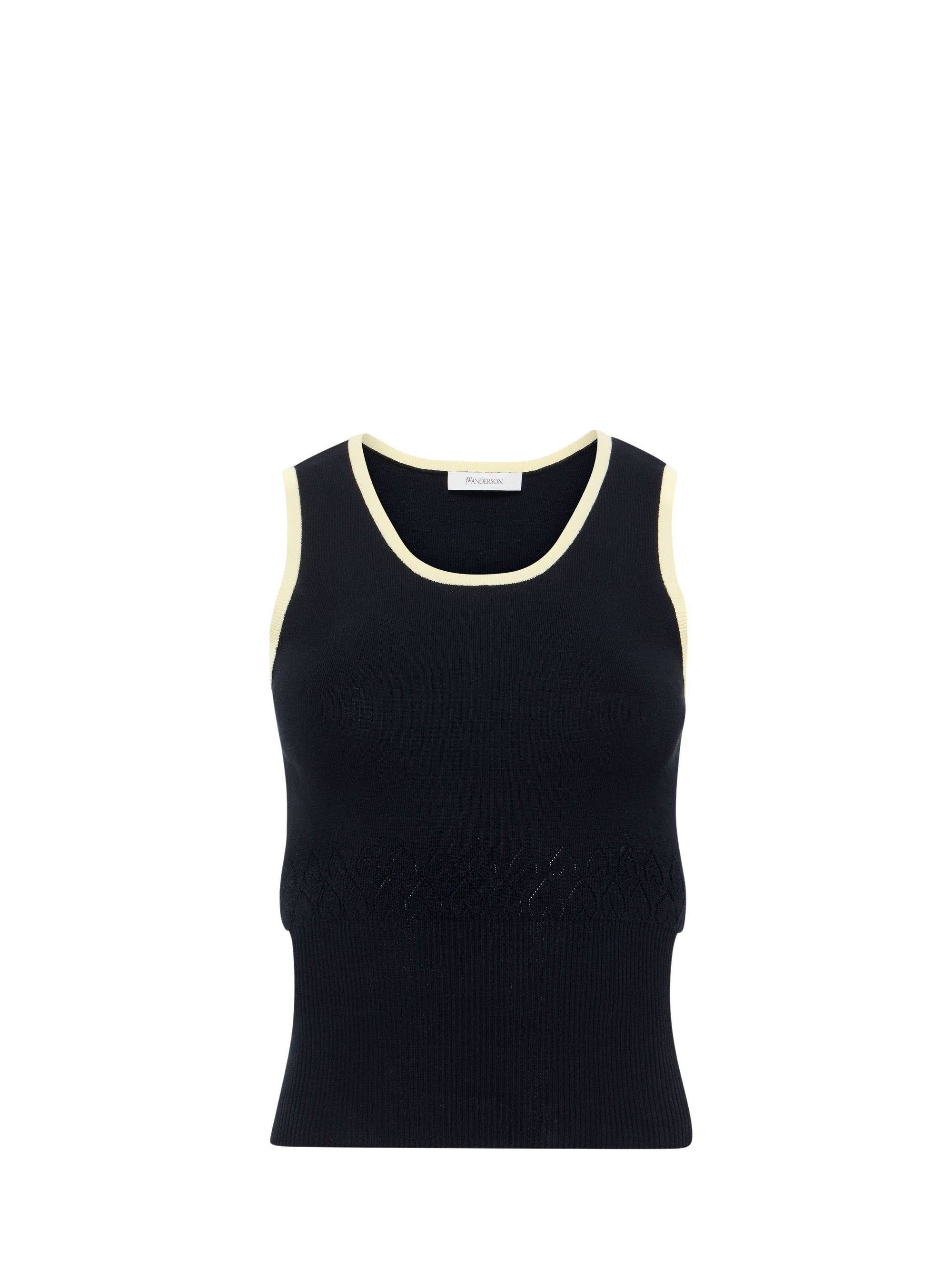 Gilet À Bordures Contrastées - Washed Black