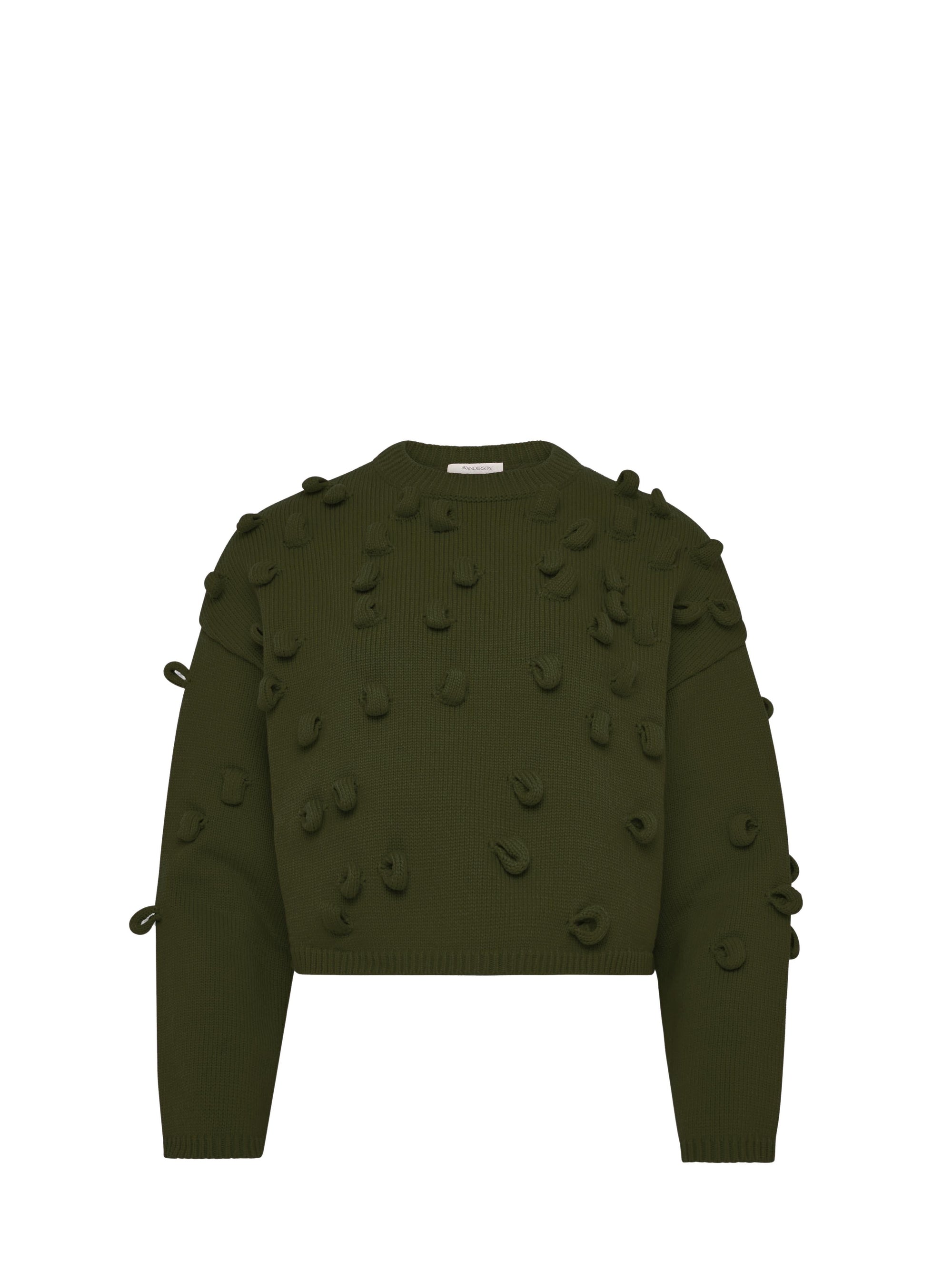 Pull Court À Boucles - Khaki