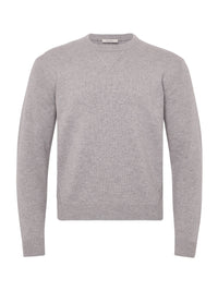Pull À Détails En Jersey - Light Grey Melange