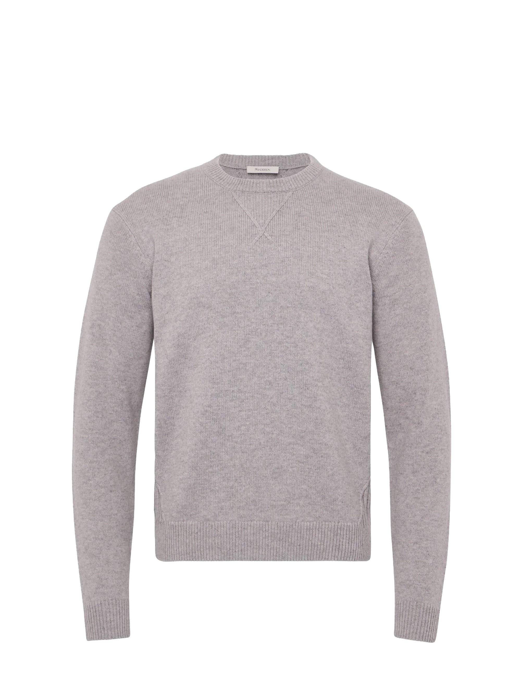 Pull ample en laine - Light Grey Melange