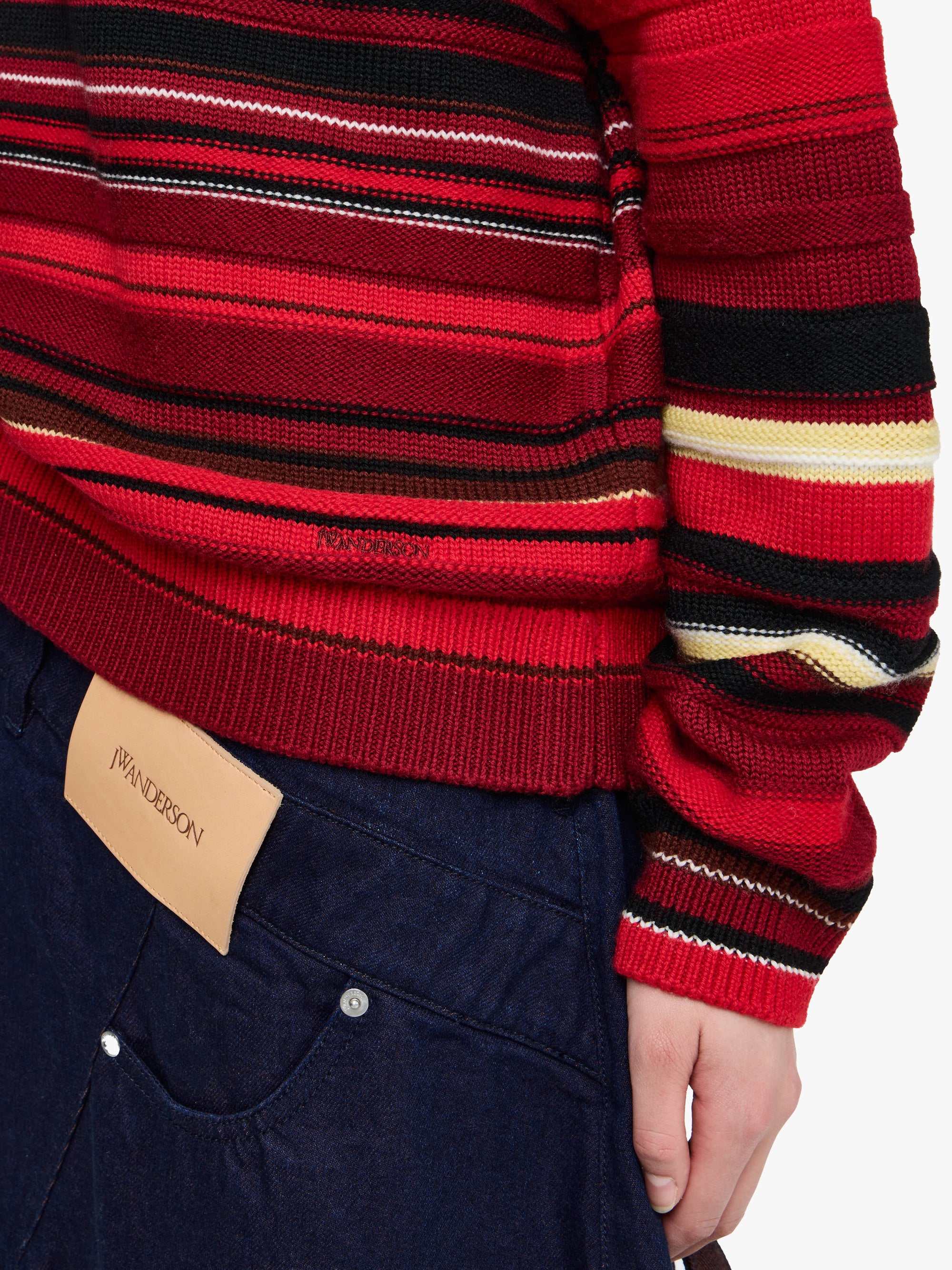 Pull À Rayures Multicolores - Red/ Multi
