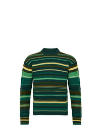 Pull À Rayures Multicolores - Green/Multi