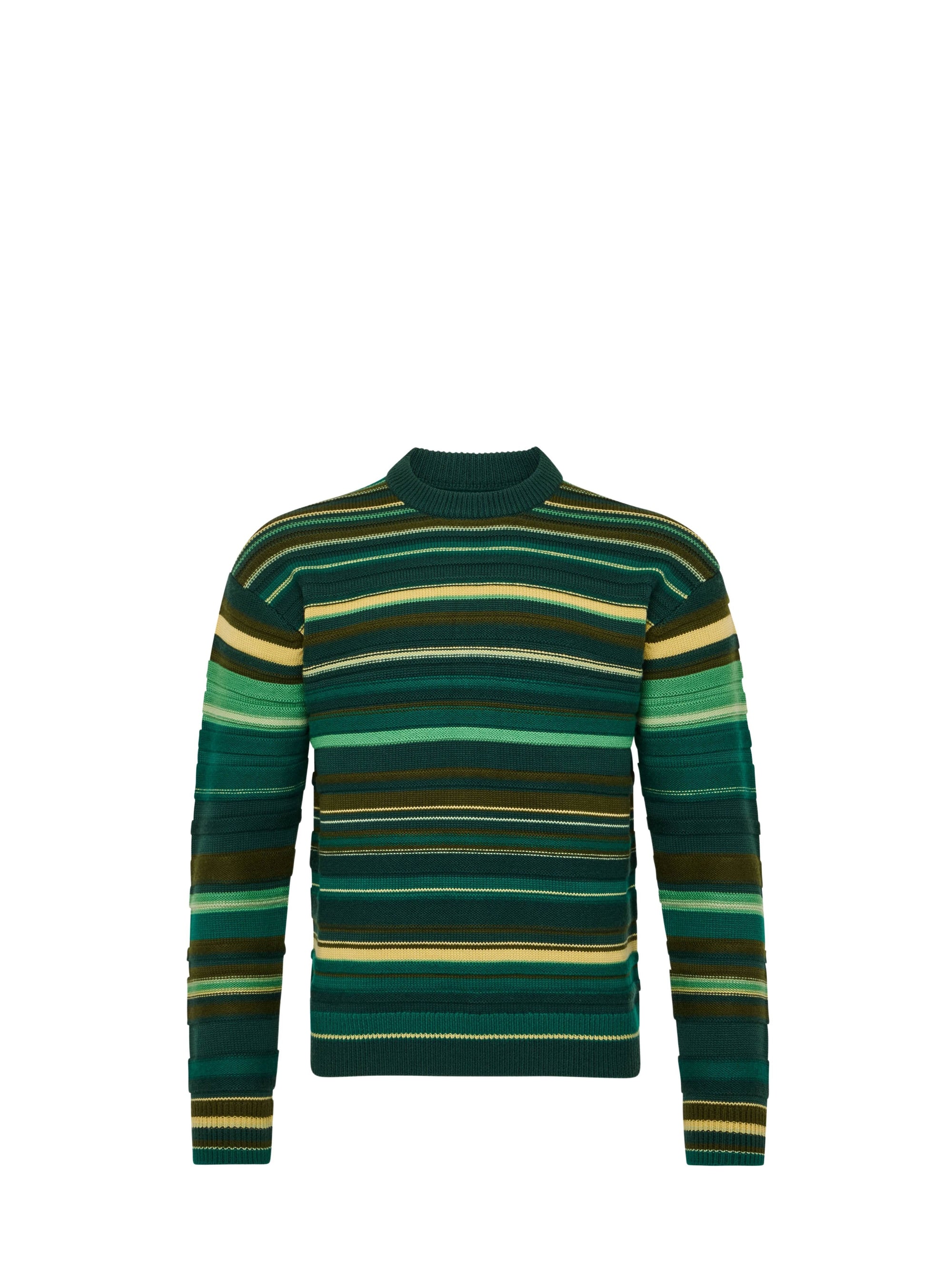 Pull À Rayures Multicolores - Green/Multi
