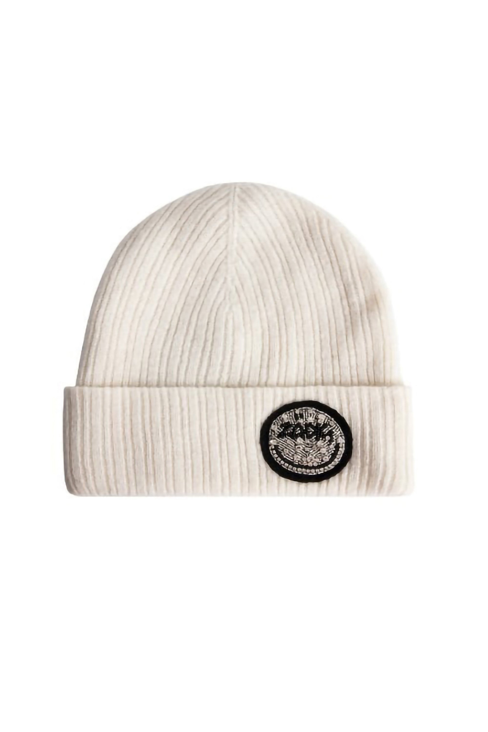 Bonnet Thomsy en cachemire - Ecru