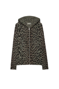 Cardigan Cassy Leo en cachemire - Kaki Clair