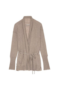 Cardigan Hazzel en cachemire - Ficelle
