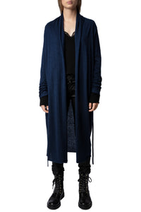 Gilet Rona en cachemire - Encre