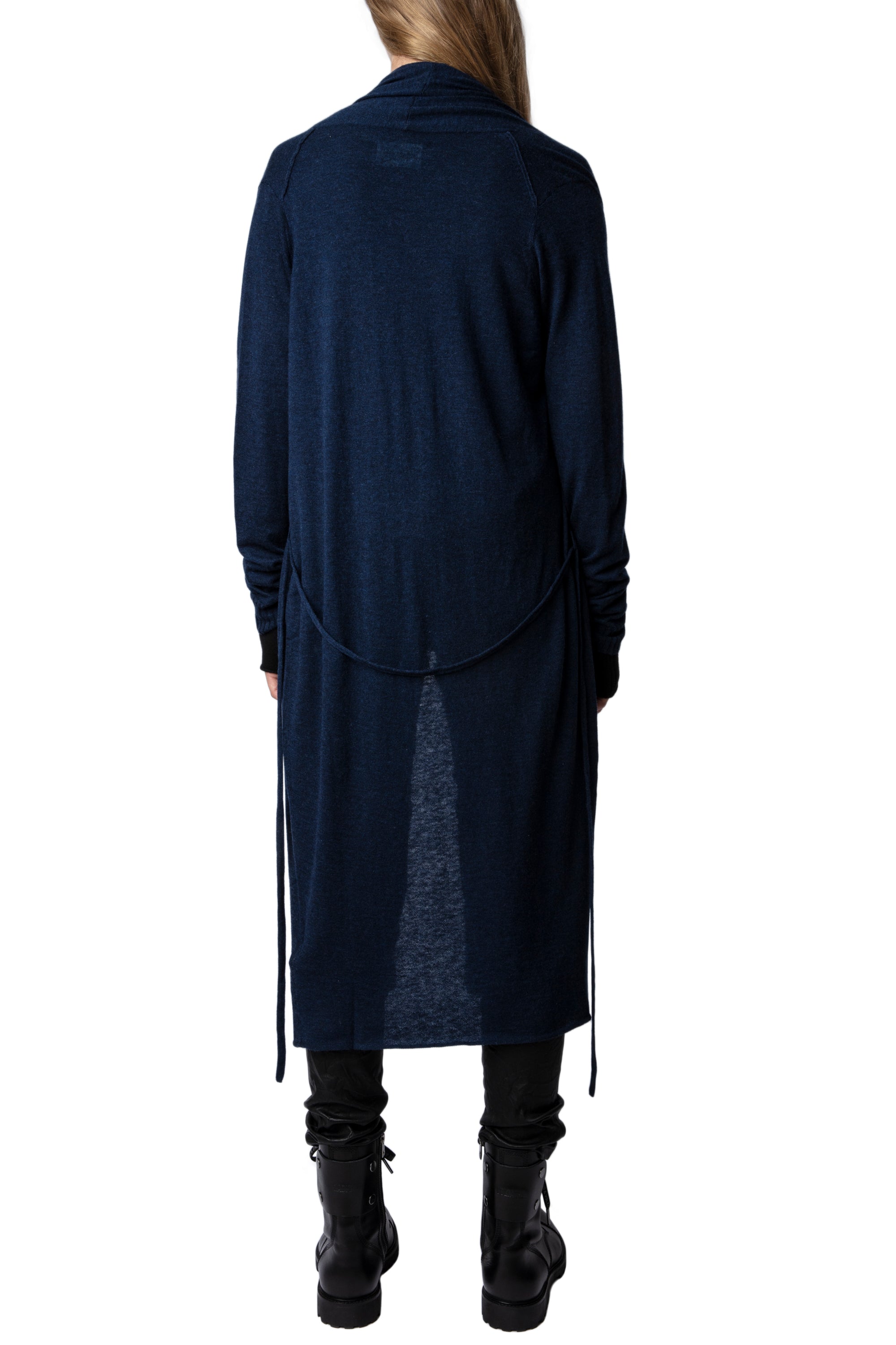 Gilet Rona en cachemire - Encre