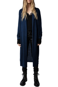 Gilet Rona en cachemire - Encre