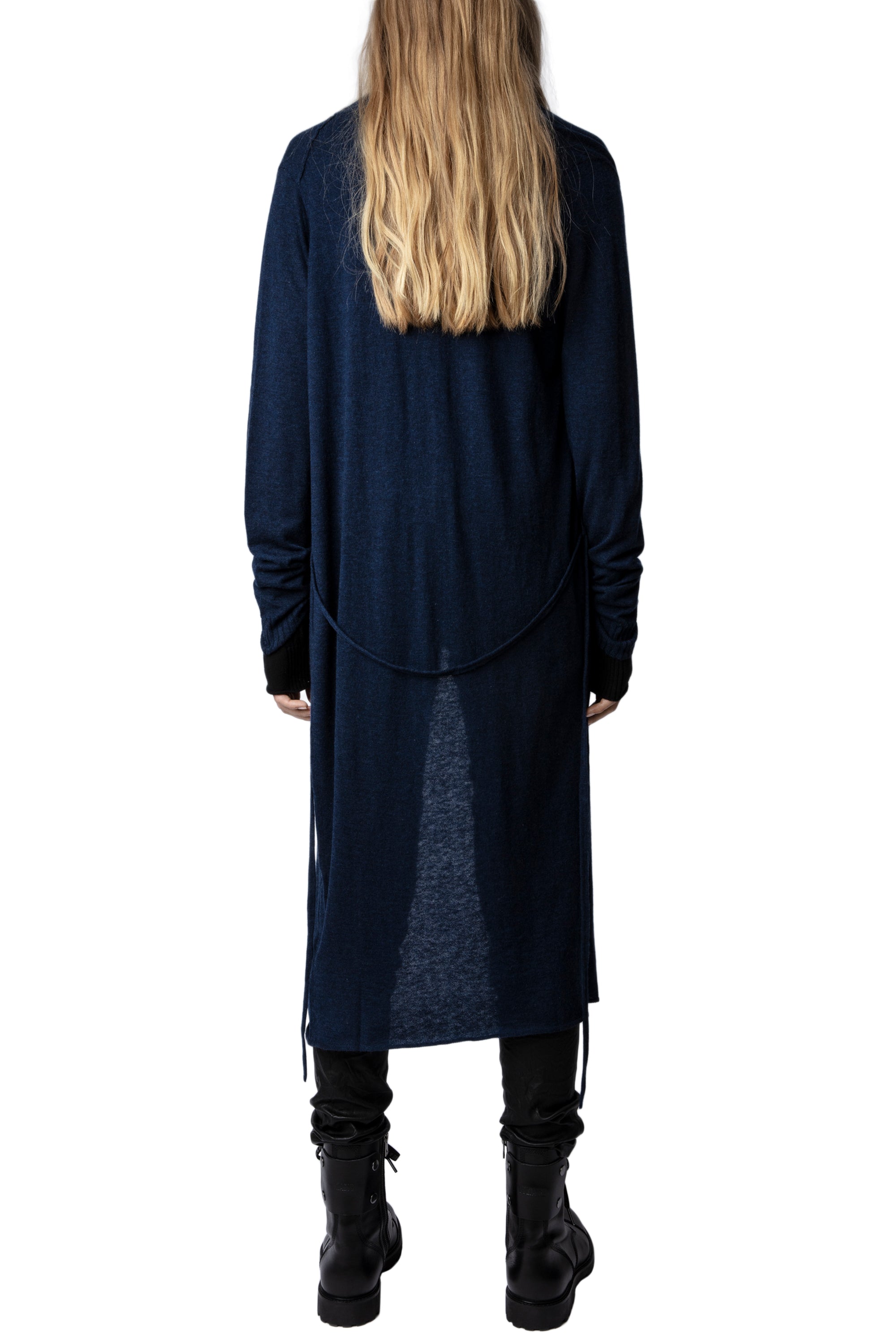 Gilet Rona en cachemire - Encre