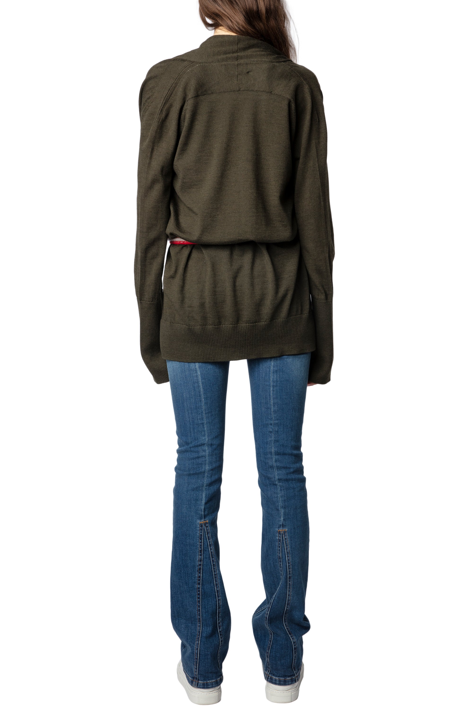 Gilet Dazzy en laine - Kaki