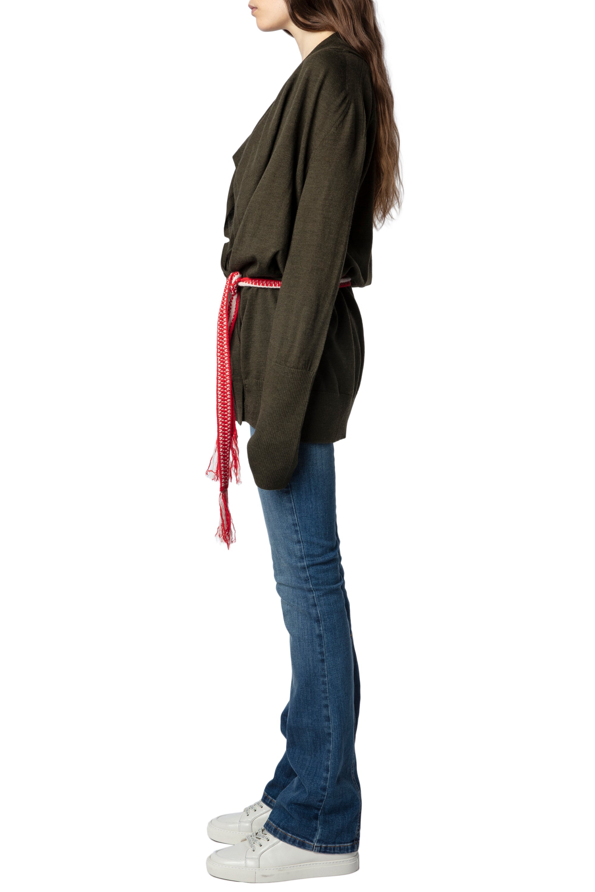 Gilet Dazzy en laine - Kaki