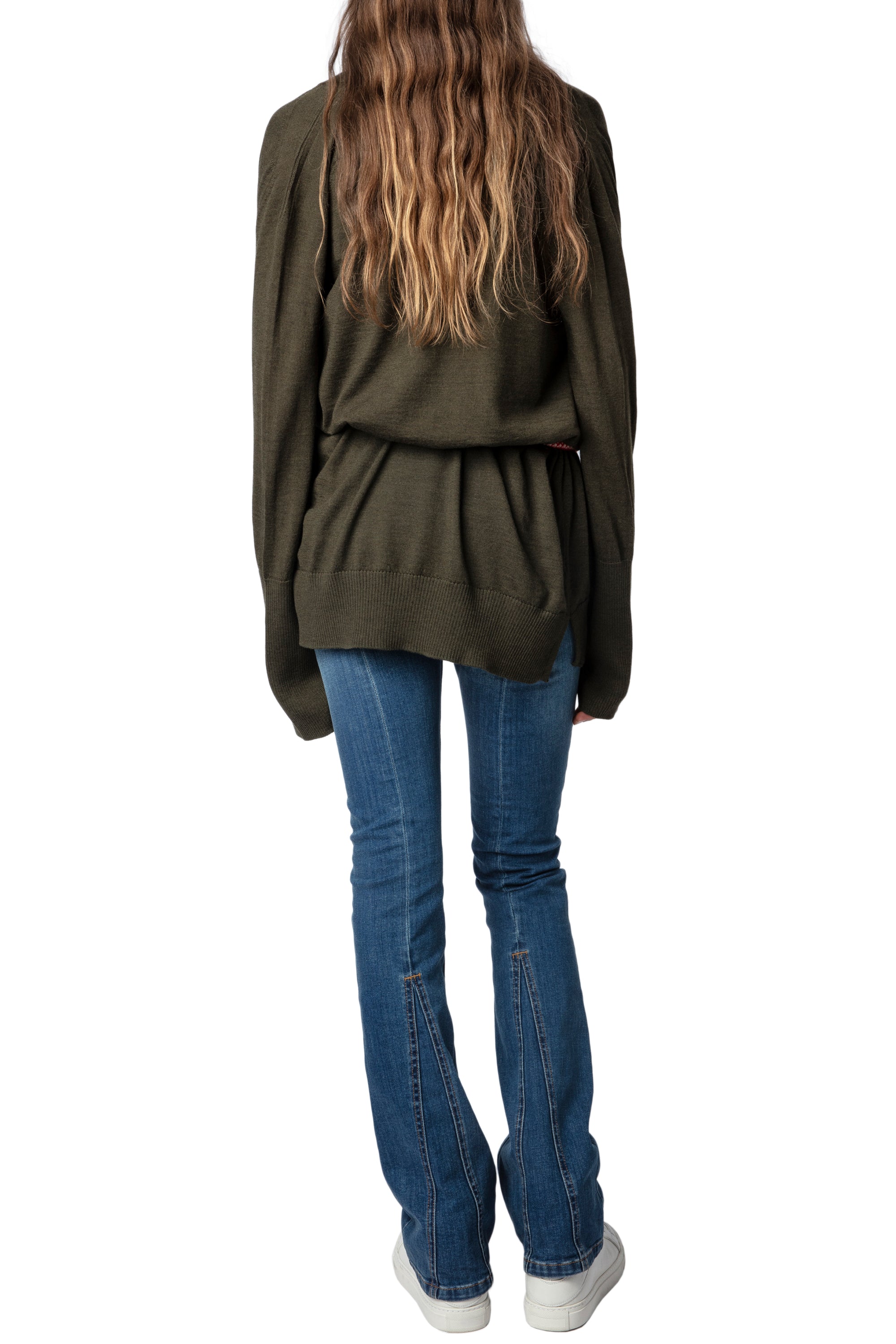 Gilet Dazzy en laine - Kaki