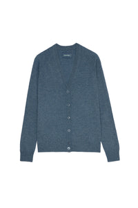 Cardigan Jim Patch en cachemire - Denim