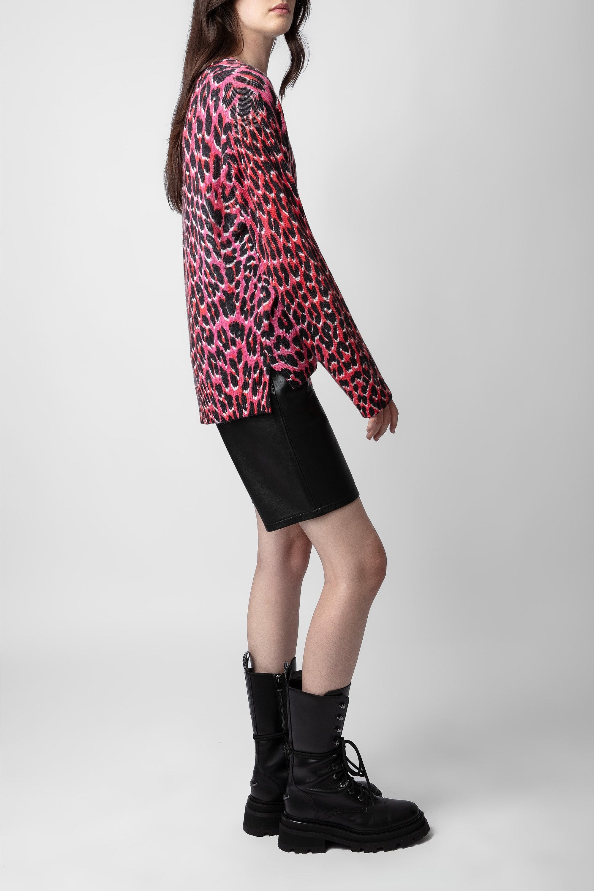 Mirka cashmere cardigan - Rubber