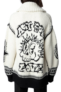 Gilet Ella en laine - Ecru