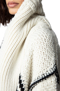 Gilet Ella en laine - Ecru