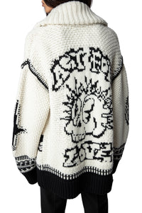 Gilet Ella en laine - Ecru