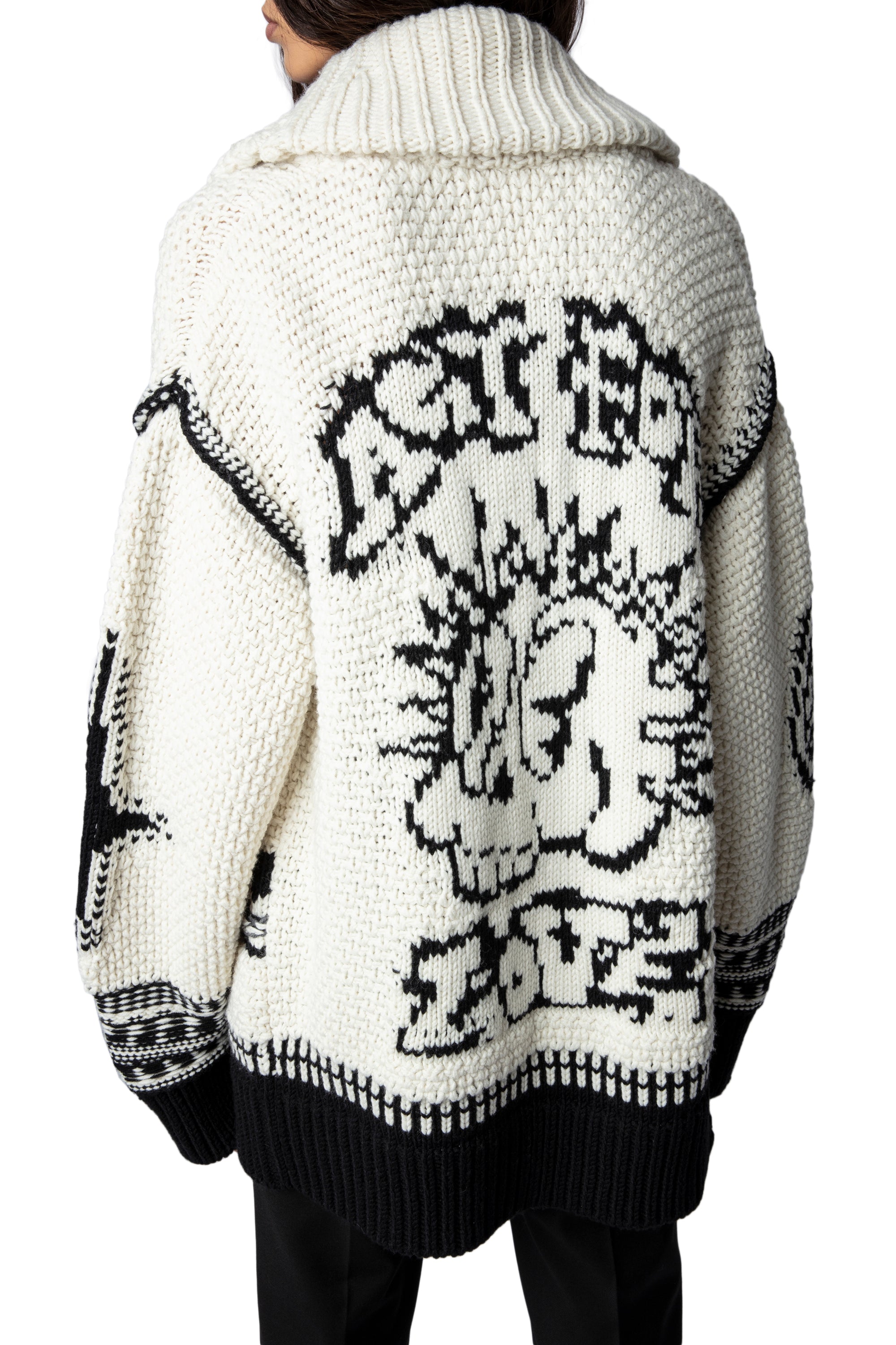 Gilet Ella en laine - Ecru