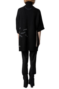 Gilet West en cachemire - Noir