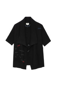 Gilet West en cachemire - Noir