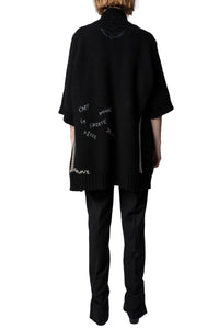 Gilet West en cachemire - Noir