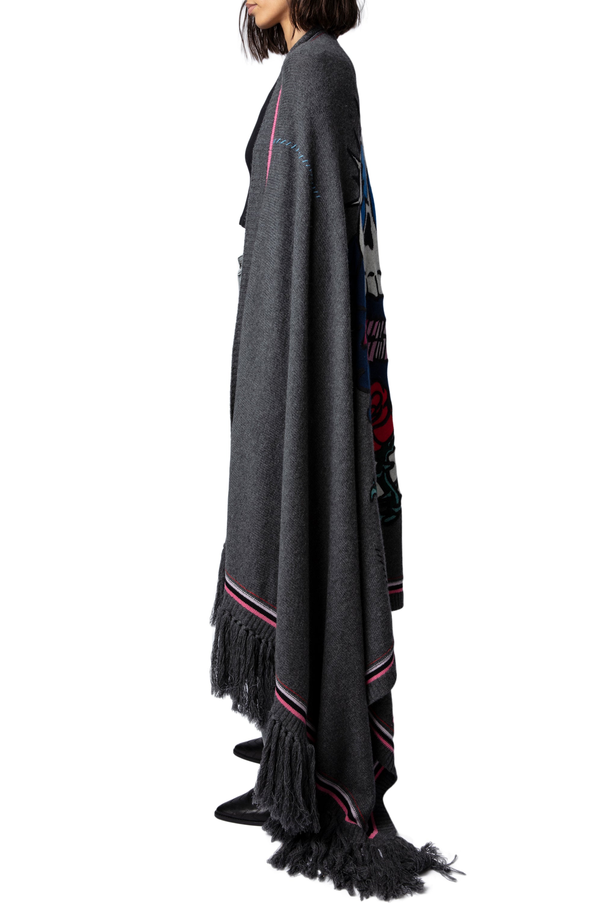ZHORS LIGNE ANTHRACITE SKELETON WS PLAID